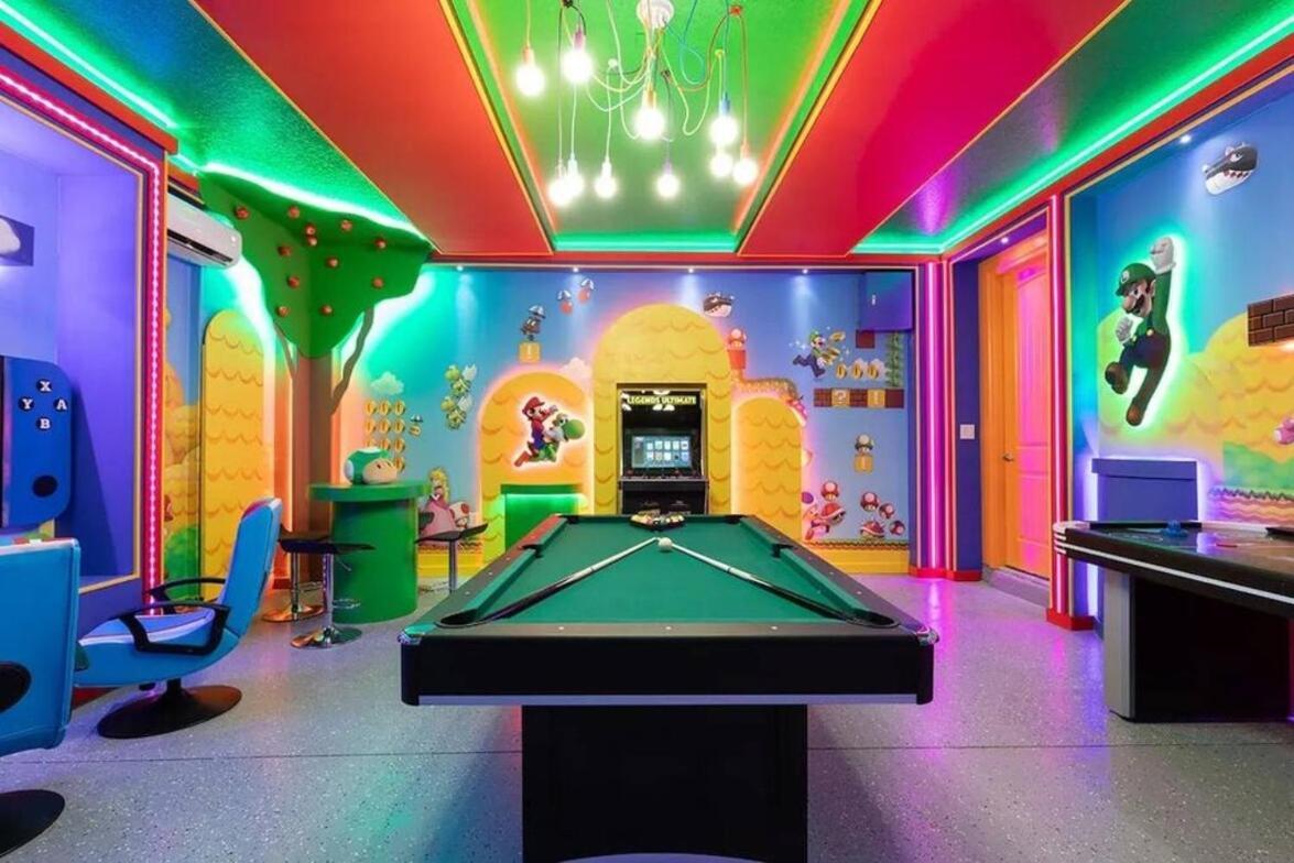 Gorgeous Home W Game Room Heated Pool Spa Orlando Exteriör bild